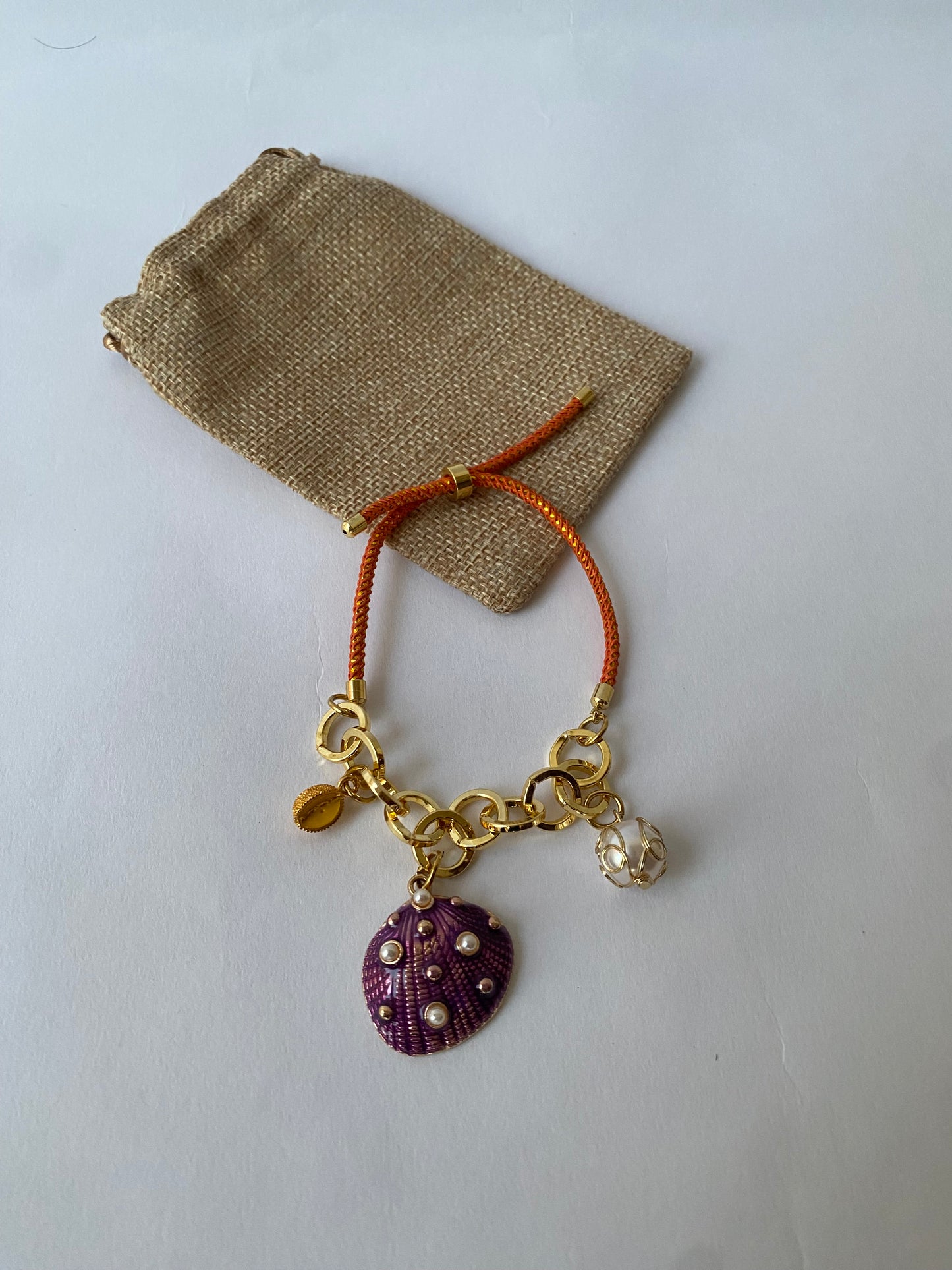 Emerald Shell Bracelet