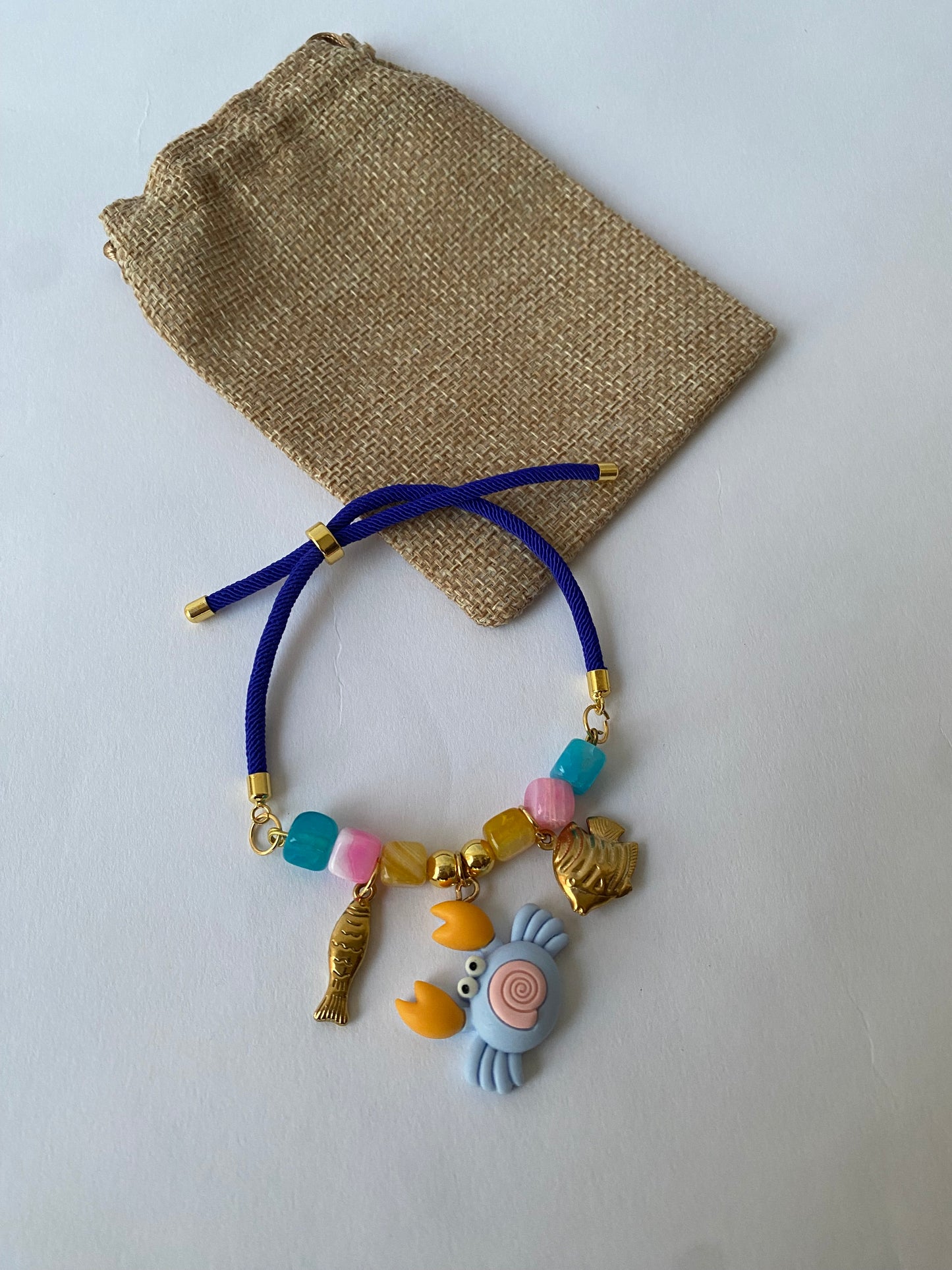Crabby crab bracelet