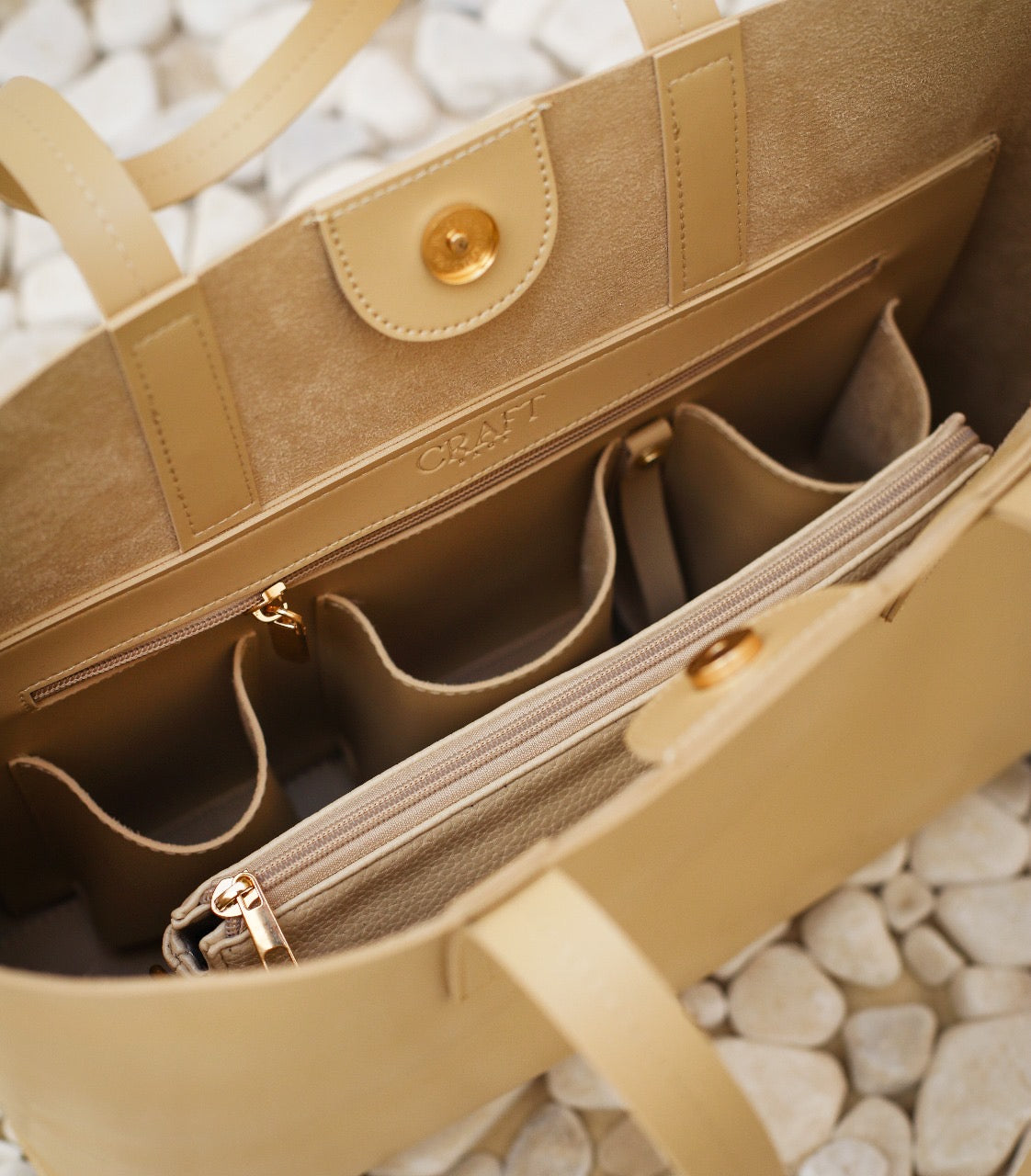 The Mode Tote - Beige