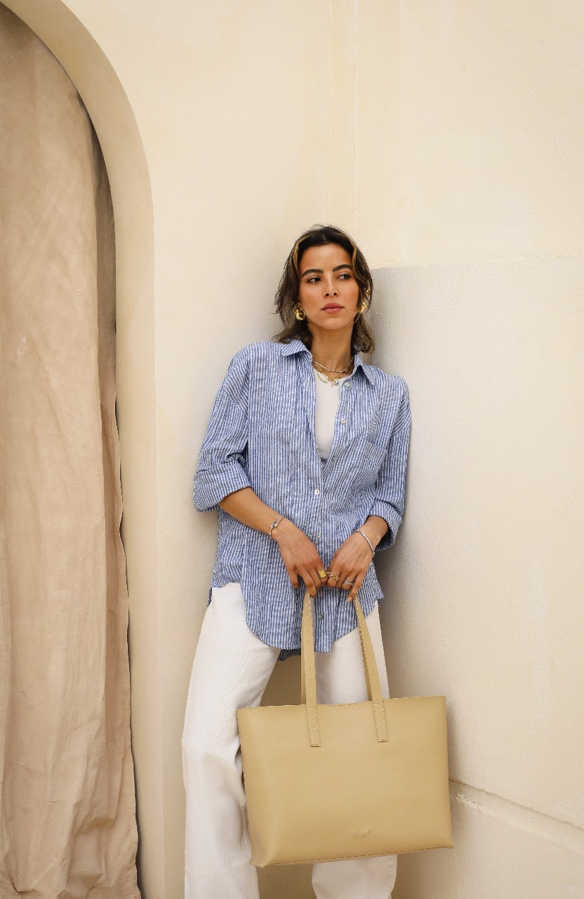 The Mode Tote - Beige