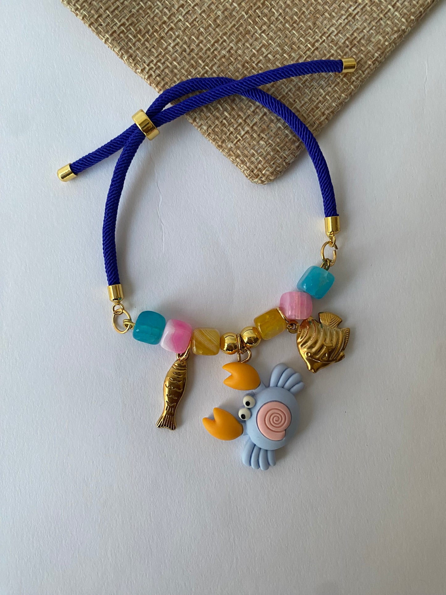 Crabby crab bracelet