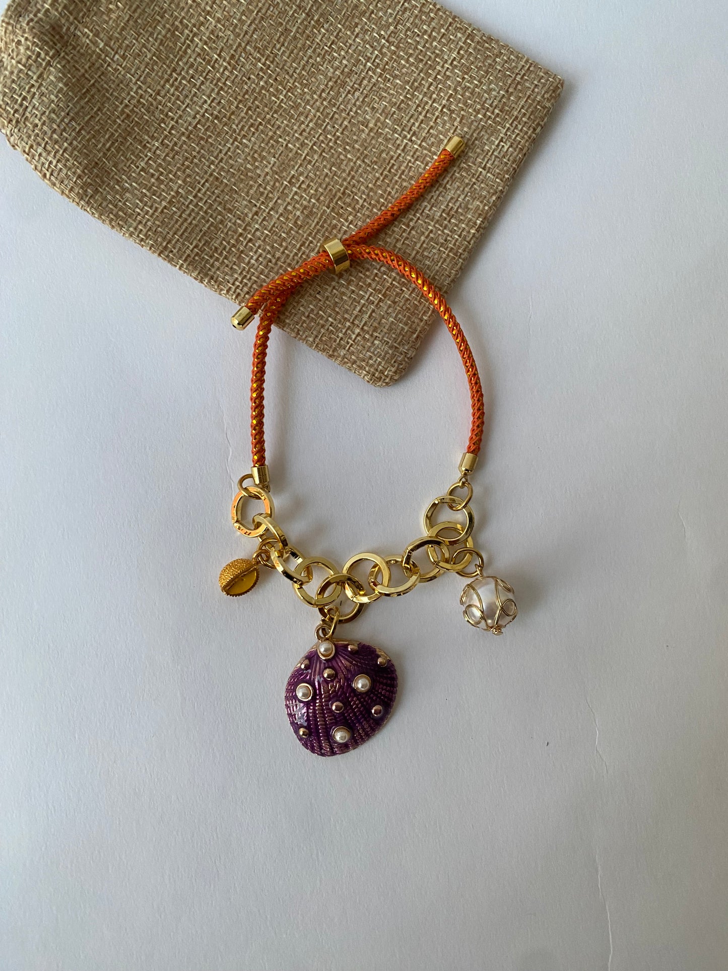 Emerald Shell Bracelet