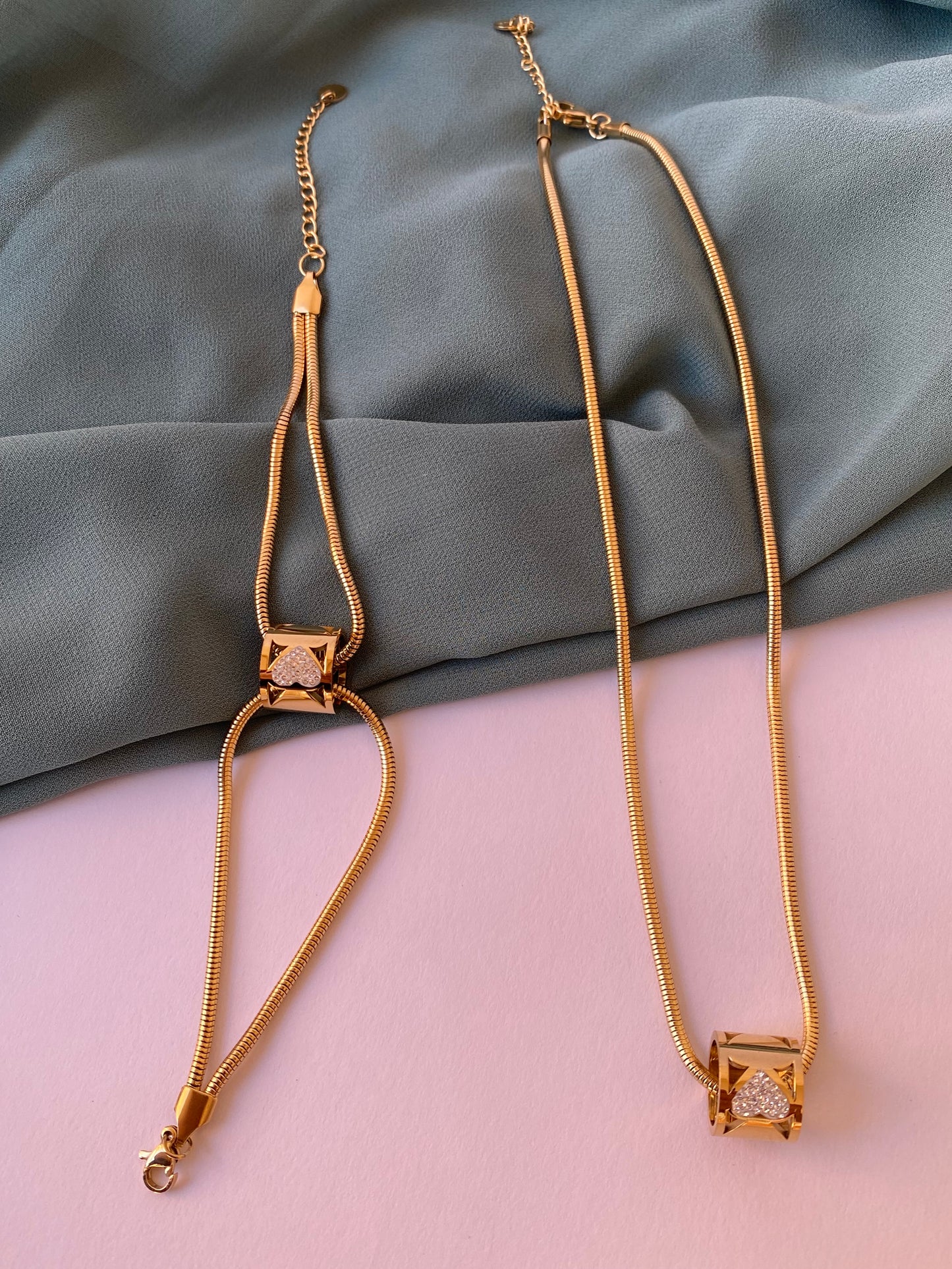 Middle Ring Bundle (Bracelet + Necklace